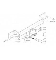 Фаркоп на BMW X1 E84 303313600001