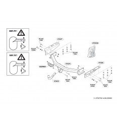 Фаркоп на Jeep Cherokee KK 473200