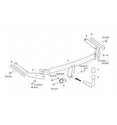 Фаркоп на Ford C-MAX 307508600001