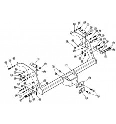 Фаркоп на Mazda BT50 307443600001