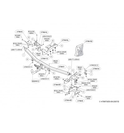 Фаркоп на Kia Carnival 479900