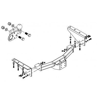 Фаркоп на Dodge Nitro 342142600001