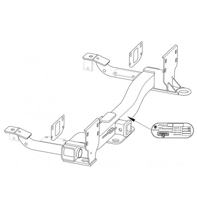 Фаркоп на Land Rover Range Rover 323074600001