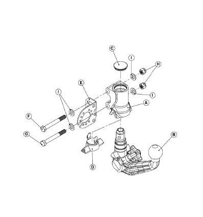 Фаркоп на Lexus LX 570 335360600001