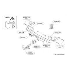 Фаркоп на Volkswagen Golf 6 491700