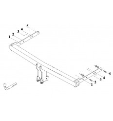 Фаркоп на Audi A3 E0402BA