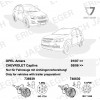 Штатная электрика к фаркопу на Opel Antara 12500566