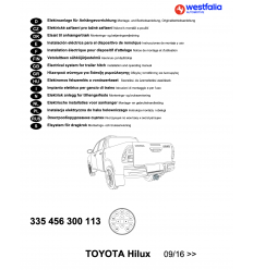 Штатная электрика к фаркопу на Toyota Hilux 335456300113