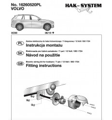 Электрика оригинальная на Volvo XC90 16260520