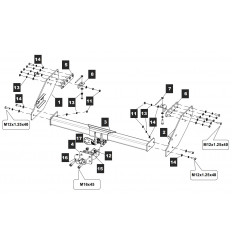 Фаркоп на Mitsubishi L 200 14.2604.21