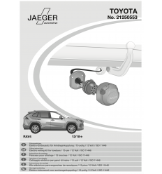 Штатная электрика к фаркопу на Toyota RAV 4 26250553