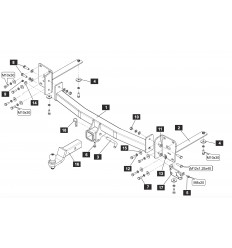 Фаркоп на Volkswagen Teramont SF.3764.21