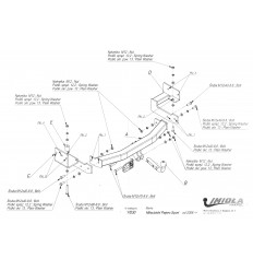 Фаркоп на Mitsubishi Pajero Sport Y/030