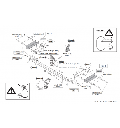 Фаркоп на Renault Duster 586400