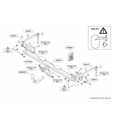 Фаркоп на Ford Tourneo Connect 585900