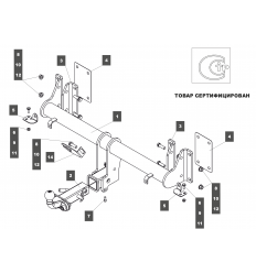 Фаркоп авто на бмв х5
