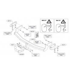 Фаркоп на Kia Carens 483700