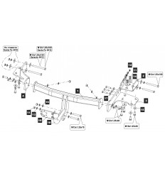 Фаркоп на Kia Sorento SF.3877.12