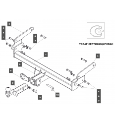 Фаркоп на Toyota Rav 4 249451