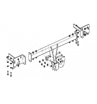 Фаркоп на Haima 7 9009A