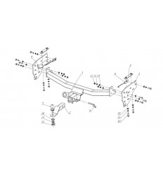 Фаркоп на Mitsubishi L200 FA 1008-E