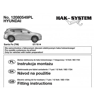 Электрика оригинальная на Hyundai Santa Fe 12080549