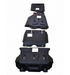 Защита картера, радиатора, КПП и РК Toyota Hilux ALF24.90-91-92-93st