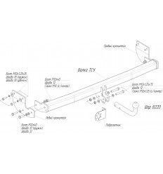 Фаркоп на Hyundai Elantra 4259A