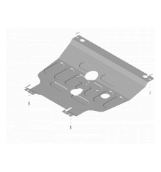 Защита картера и КПП ZAZ Sens 73026