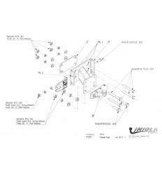 Фаркоп на Toyota Hilux T/101