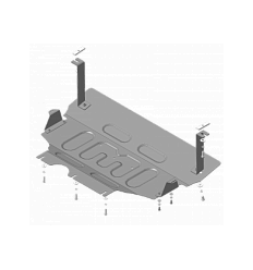 Защита картера и КПП Skoda Octavia 72303