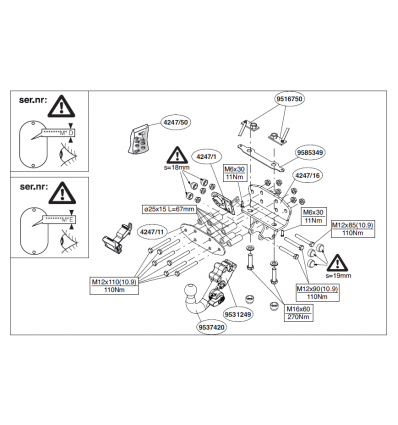 Фаркоп на Lexus LX 570 424700