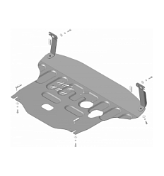 Защита картера и КПП Kia Soul 71034