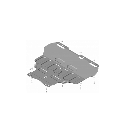 Защита картера и КПП Volvo S40 70747