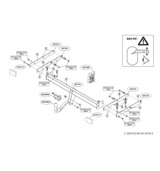 Фаркоп на Nissan Note 587500