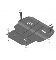 Защита картера и КПП Skoda Superb 02733
