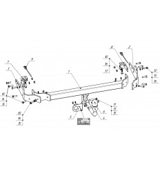 Фаркоп на Mazda CX-9 4535-A