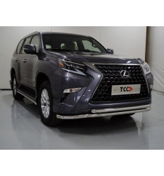 Защита передняя нижняя (двойная) на Lexus GX 460 LEXGX46014-01