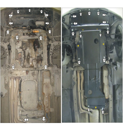 Защита картера, радиатора, КПП и РК BMW 3-Series 00225