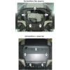 Защита картера и КПП Land Rover Range Rover Evoque 383221