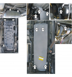 Защита топливного бака Toyota Hilux 32506