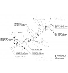 Фаркоп на Peugeot 3008 P/036