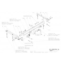 Фаркоп на Honda Accord H/021