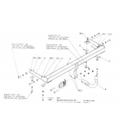 Фаркоп на Mitsubishi Galant Y/023