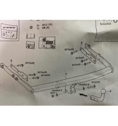 Фаркоп на Ford Mondeo 307334600001