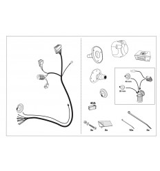 Электрика оригинальная к фаркопу на Ford Focus 3, C-Max / Grand C-Max, Mondeo, Galaxy, S-Max, Kuga, Transit Connect, Tourneo Con