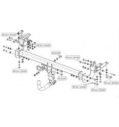 Фаркоп на Nissan X-Trail 3241.32