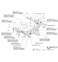 Фаркоп на Honda CR-V H/024