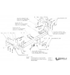 Фаркоп на Nissan Navara N/054