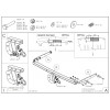 Оцинкованный фаркоп на Toyota Corolla T074A